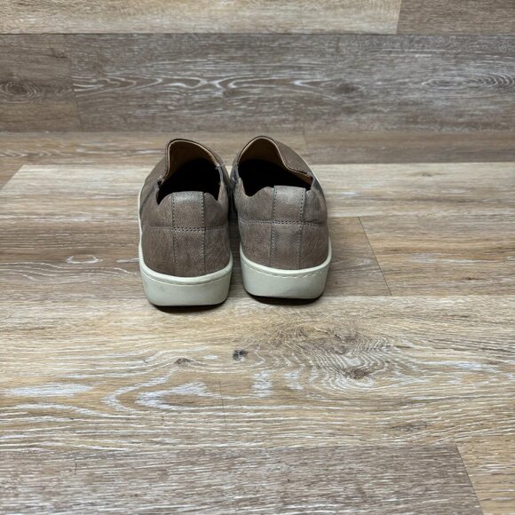 Vince Blair Tan Leather Slip On Sneakers Men's Size 10.5M - Picture 3 of 6